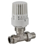 Thermostatische radiatorventiel 1/2''x15 mm recht