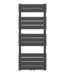 120x50 cm - 593 Watt Handdoekradiator Links Aansluiting - Zwart