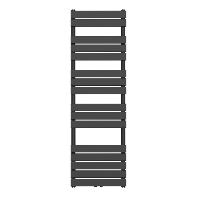 160x50 cm - 791 Watt Handdoekradiator Links Aansluiting - Zwart