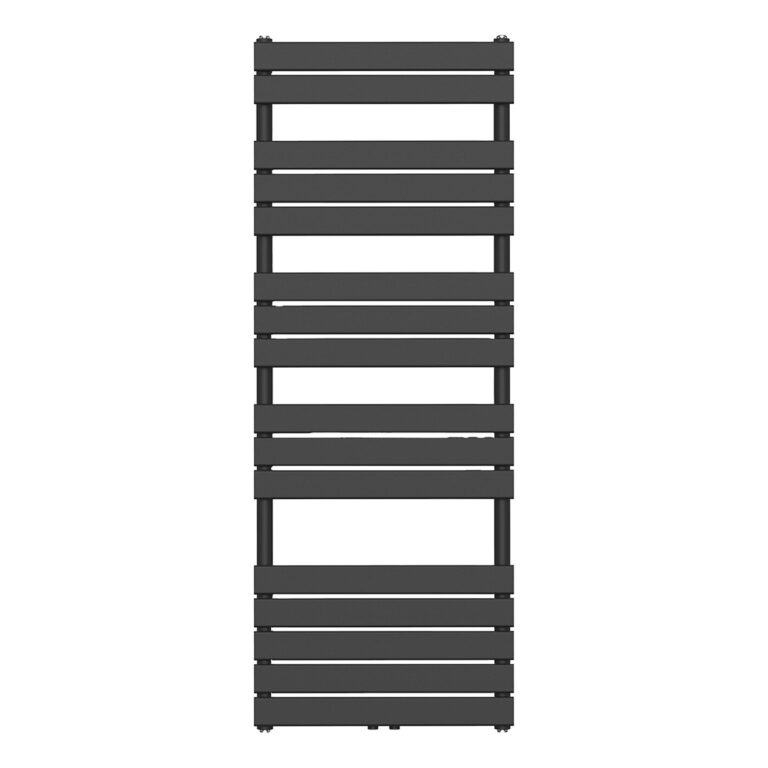 160x60 cm - 908 Watt Handdoekradiator Links Aansluiting - Zwart