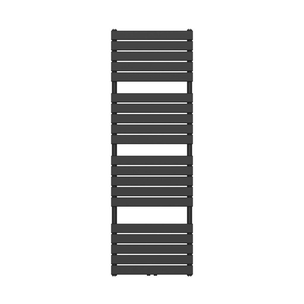180x60 cm - 1081 Watt Handdoekradiator Links Aansluiting - Zwart