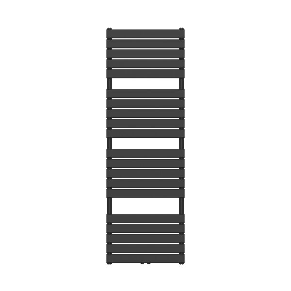 180x60 cm - 1081 Watt Handdoekradiator Links Aansluiting - Zwart