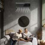 Aux Multi Split Airco - Binnenunit - Koelen En Verwarmen - Wifi - 12000BTU - 3,5KW - Glanzend Zwart - Afbeelding 4