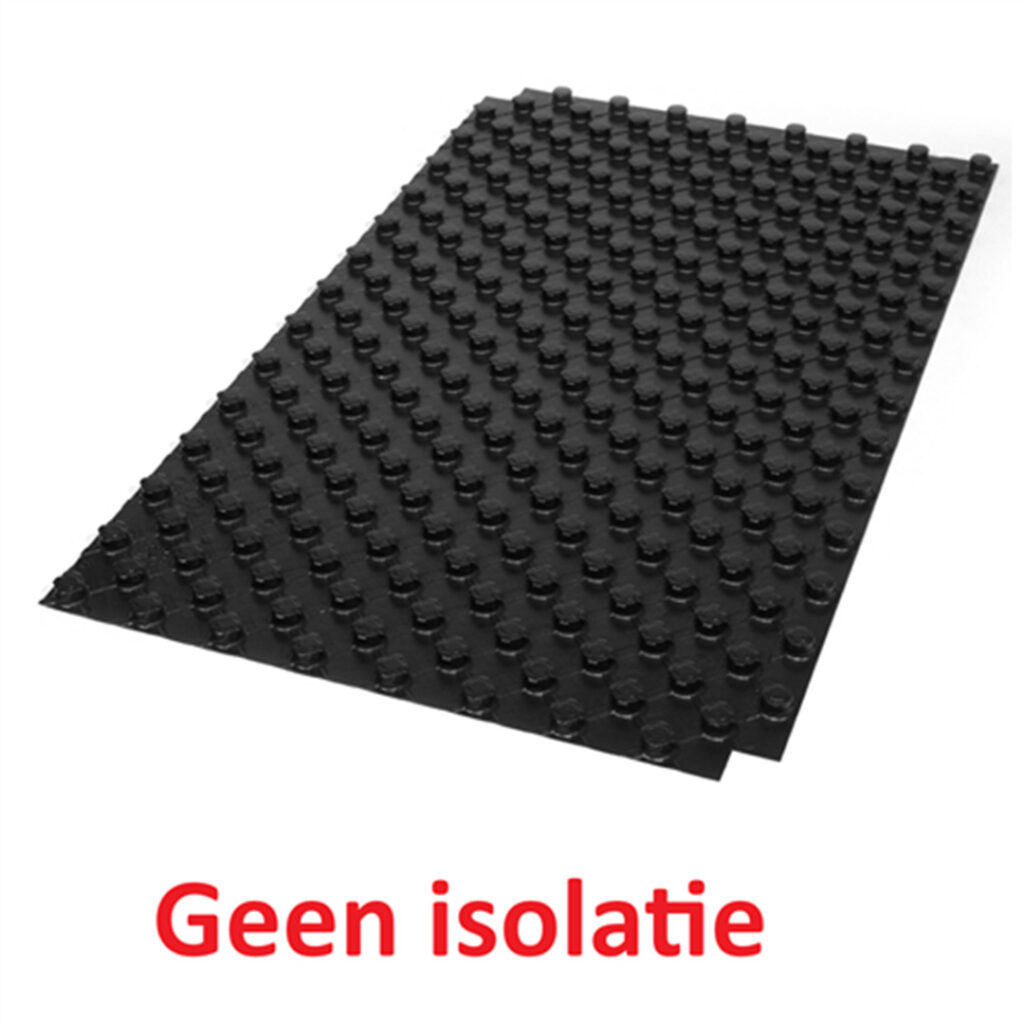 Sympor 100040 Noppenplaat Zwart 140x80x2cm 1,12m² Isolatie