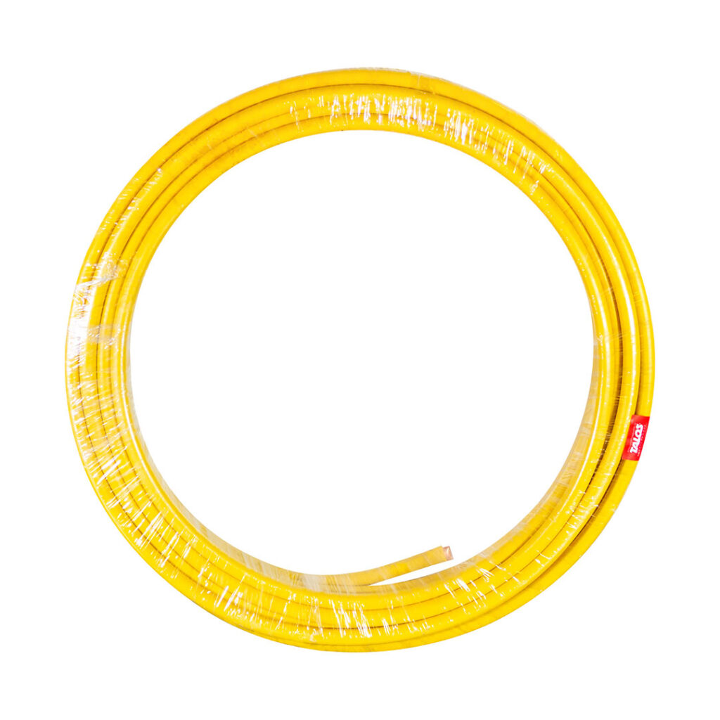 Geisoleerd Koperen Buis 15 mm Rol Van 25 meter Geel