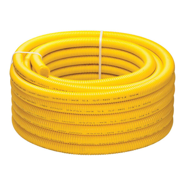 Inox dn 25 x 50 m Flexiebelegasbuis Met Mantel