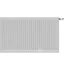60 x 160 cm - 2771 Watt T22 | STELRAD 8 paneelradiator geribbelde voorzijde wit