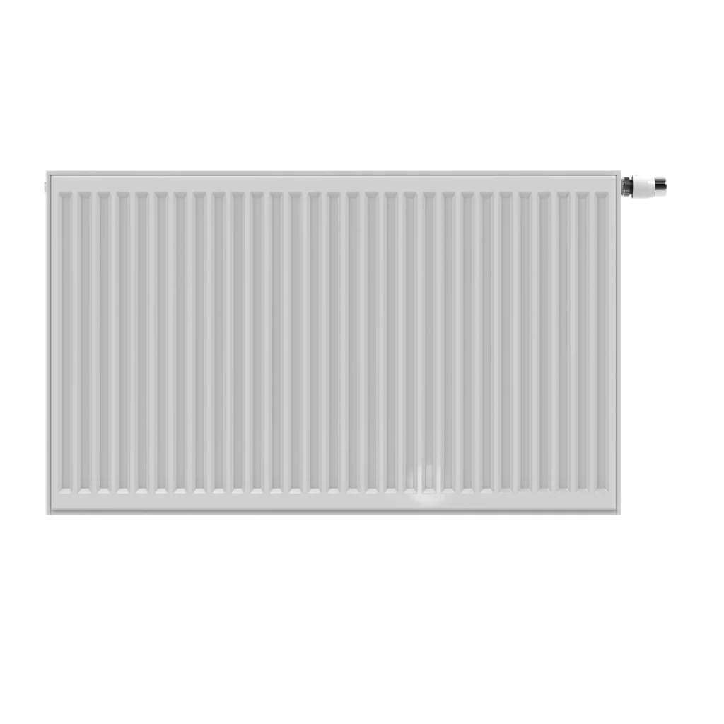 90 x 60 cm - 1437 Watt T22 | STELRAD 8 paneelradiator geribbelde voorzijde wit