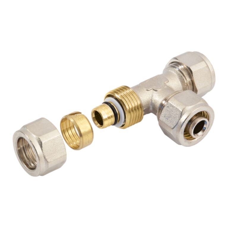 Bonfix t-koppeling - 3 x alu-knel