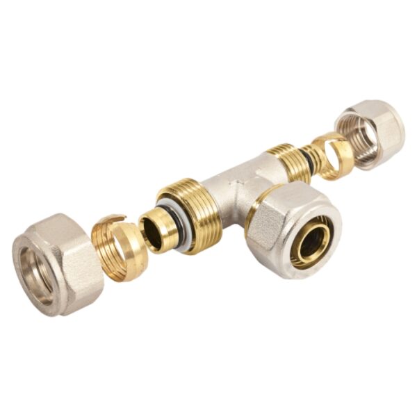 Bonfix t-koppeling verlopend - 3 x alu-knel