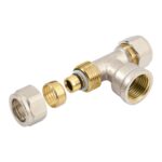 Bonfix t-koppeling verlopend - alu-knel x binnendraad x alu-knel