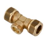 Bonfix t-koppeling - knel x buitendraad (vlak) x knel