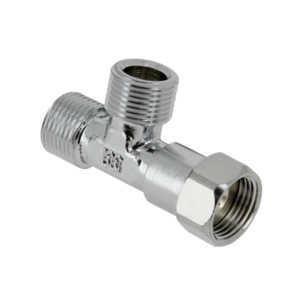 Bonfix t-stuk - buitendraad x buitendraad x wartel