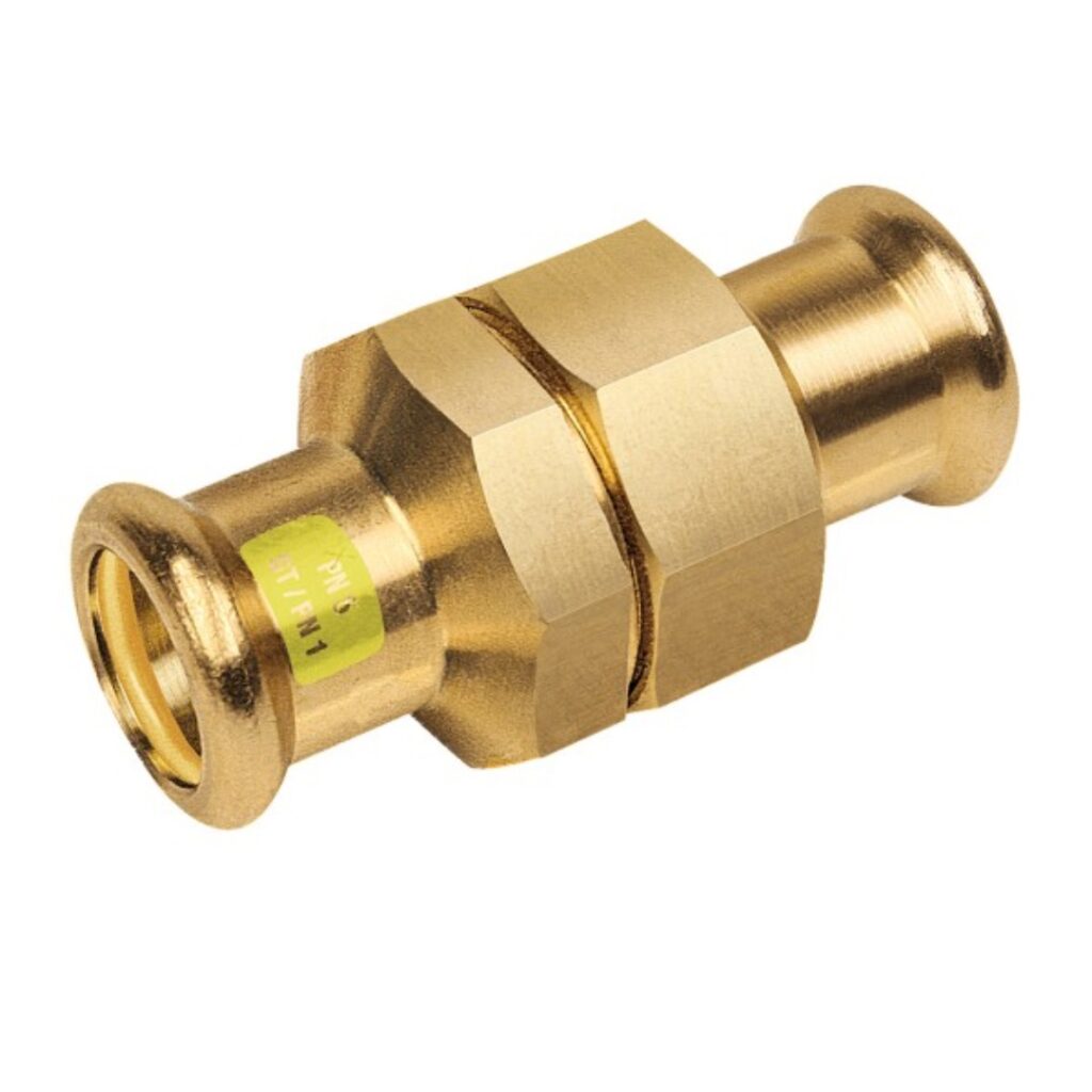 Bonfix 3-delige koppeling - conisch dichtend 2 x press (m-profiel)
