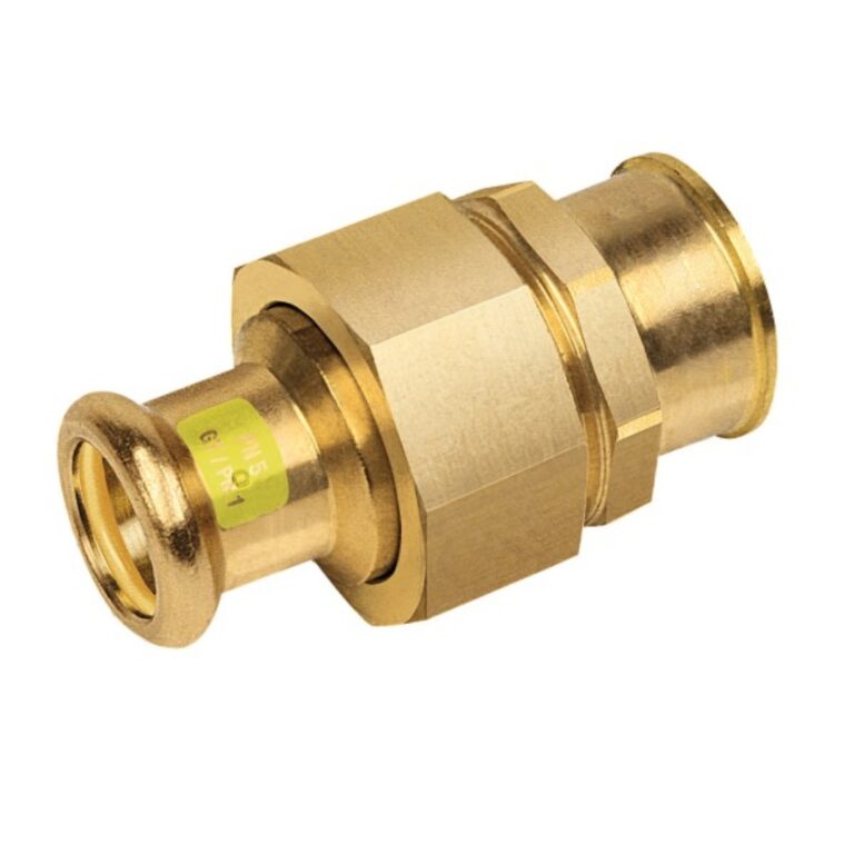 Bonfix 3-delige koppeling - conisch dichtend lange binnendraad x press (m-profiel)