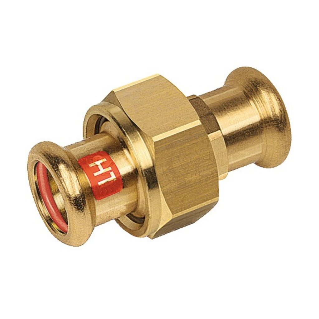 Bonfix 3-delige koppeling - met vlakke dichting 2 x press (m-profiel)