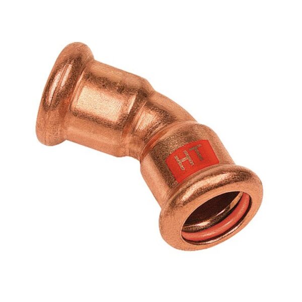 Bonfix bocht 45° - 2 x press (m-profiel)
