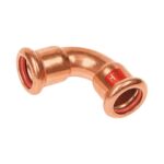 Bonfix bocht 90° - 2 x press (m-profiel)