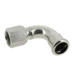 Bonfix bocht 90° - lange binnendraad (RP) x press (m-profiel)