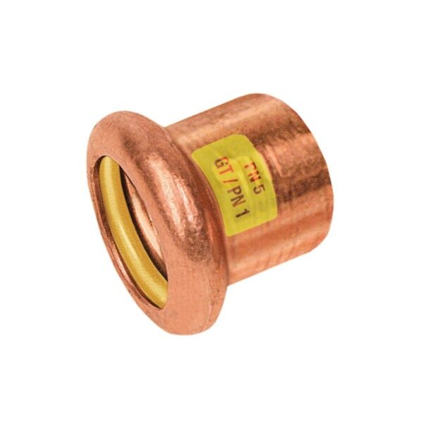 Bonfix eindkoppeling - 1 x press (m-profiel) - GAS