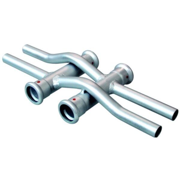 Bonfix kruisingpaar dubbel - 4 x press - 4 x insteek (m-profiel)