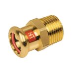 Bonfix puntstuk - conische buitendraad x press (m-profiel)