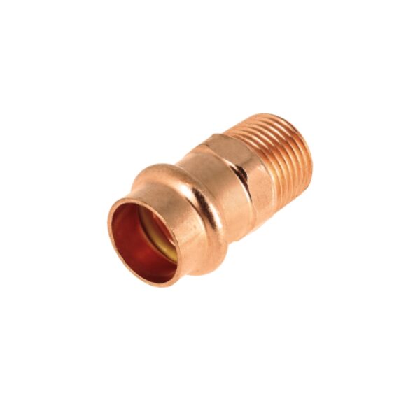 Bonfix puntstuk - conische buitendraad x press (v-profiel)