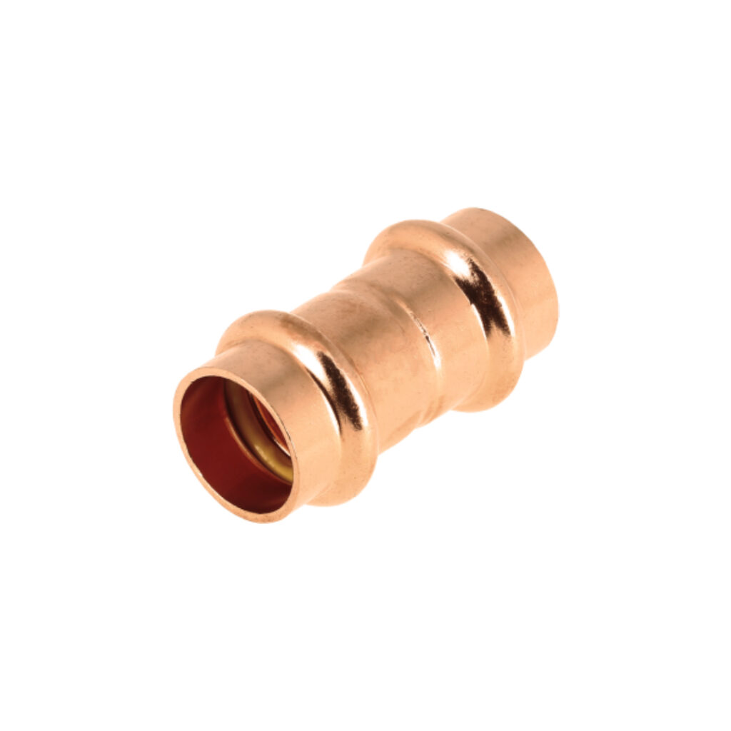 Bonfix rechte koppeling - 2 x press (v-profiel)