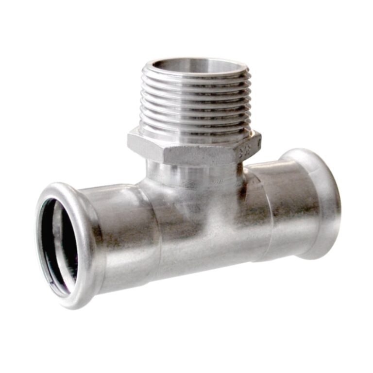 Bonfix t-koppeling - press x buitendraad (R) x press (m-profiel)